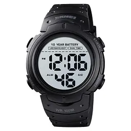 Чоловічий наручний годинник 1560 Black-Gray Skmei acs0030689
