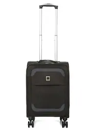 Валіза Малий (S) тканинний Ручна поклажа Airtex Worldline Tirana 608 на 4 колесах 55x35x20см 30л Сірий - мініатюра 2