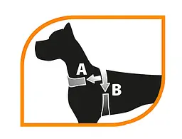 Шлея для собак Ferplast Sport Dog P XS нейлонова A: 39 см B: 48-58 см 78004519 - мініатюра 2
