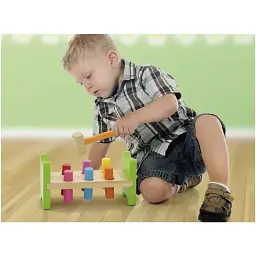 Дерев'яна стукалка Viga Toys Цвяшки (50827) - мініатюра 3