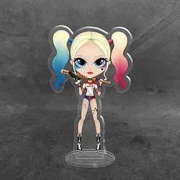 Акрилова колекційна фігурка Чібі Chibi Харлі Квінн 10 cм - мініатюра 2