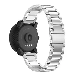 Металевий ремінець Primo для годинника Xiaomi Huami Amazfit SportWatch 2/Amazfit Stratos Silver - мініатюра 2