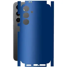 Защитная пленка StatusSKIN для Samsung Galaxy S24 SM-S921 Корпус Винил Синий матовый