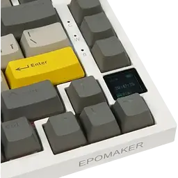 Клавіатура бездротова Epomaker AK820 Pro Flying Fish Switch UA RGB White (AK820-PRO-W-FF) - мініатюра 3