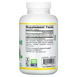 Трави Jarrow Formulas Артишок, Artichoke, 180 вегетаріанських капсул (JRW14062) - мініатюра 2