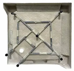 Душовий піддон Lidz Kapielka ST90x90х14, квадратний LKAST909014 - мініатюра 3