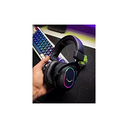 Навушники Fifine H6 RGB 7.1 Black (H6) - мініатюра 3