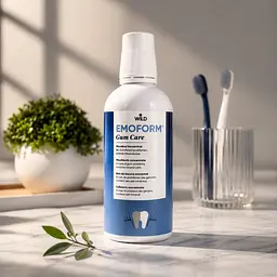 Ополіскувач для ротової порожнини Emoform Gum Care концентрат з мінеральними солями для ясен підходить для іригатора 500 мл - мініатюра 2