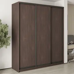 Шафа-купе тридверна MebelStar Комбо BG 3ДСП 210x45x240 см Дуб рістрето (MBS-9531)