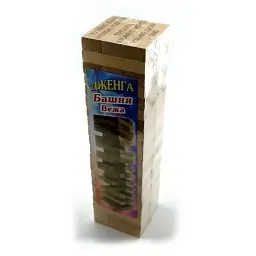 Гра настільна Дженга з фантами, написи англійською мовою 60 брусків - мініатюра 2