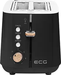 Тостер ECG ST 2768 Timber Black - мініатюра 5