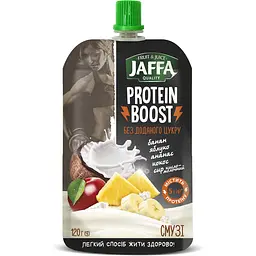 Смузі Jaffa Protein Boost Фруктовий з сиром кисломолочним та сироватковим протеїном 120 г