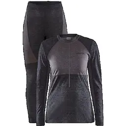 Комплект термобілизни Craft Core Wool Mix Set W Dark Grey S (1068-1912477 S 999985)