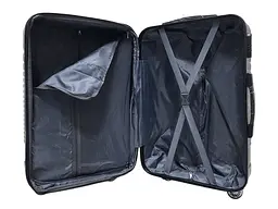 Валіза середня M ABS-пластик Worldline Airtex 652 69×45×29см 88л Шампань - мініатюра 4