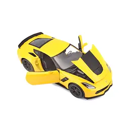 Ігрова автомодель Maisto 2015 Chevrolet Corvette Z06 жовтий, 1:24 (31133 yellow) - мініатюра 5
