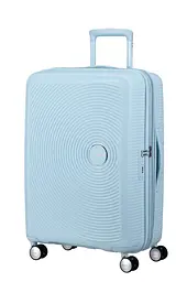 American Tourister Валіза American Tourister, Soundbox, поліпропілен, середня, 67см, 71.5/81л, TSA, 4 колеса, EXP, пастельно-блакитний - мініатюра 5