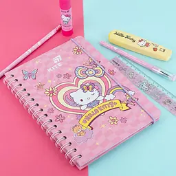 Блокнот Kite Hello Kitty А5 80 аркушів HK-1 клітка на спіралі (HK26-190-1) - мініатюра 3