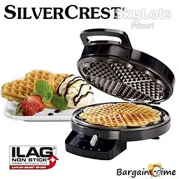 Вафельница сердечки Silver Crest SWE 1200 black - мініатюра 4