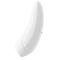 Стимулятор Satisfyer Curvy 1+ Вакуумно-волновой с возможностью управления через приложение, 13.5х4.3 см белый - миниатюра 6