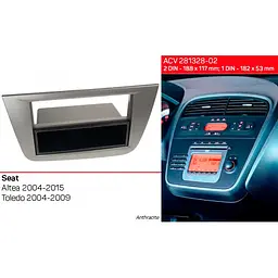 Перехідна рамка Seat Altea, Toledo ACV 281328-02 - мініатюра 4