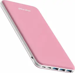 Портативний акумулятор - умб Charmast W2002C 26800mAh 15W рожевий