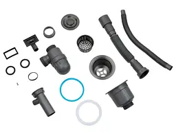 Кухонна мийка Kroner KRP Schwarze - 6350HM PVD (3.0/1.0 мм) (CV031453) - мініатюра 8