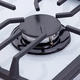 Поверхня газова на склі WEILOR GG 624 WH - мініатюра 7