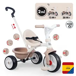 Дитячий велосипед Smoby Бі Муві 2 в 1 Айворі (7600740338)