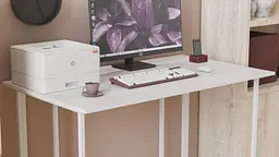 Комп'ютерний стіл Ferrum-decor Ханна 75x120x60 білий ДСП Білий 16мм (FRD-104000) - мініатюра 3