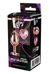 Анальна пробка Gleaming Love Gold Plug M 8.3 см (золотий) - мініатюра 5