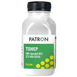 Тонер OKI C3100/C3200/C810 YELLOW 50г OCS Patron (OCS-Y-050)
