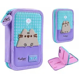 Пенал жорсткий Yes подвійний HP-01 Pusheen Summer