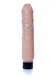 Реалістичний вібратор B - Series EasyLove Boss Juicy Jelly 22 см тілесний - мініатюра 4