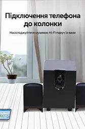 Стереоаудіокабель Vention 10 м для входів типу «тюльпан» від стереовиходу 3,5 мм TRS (штекер) до двох аудіовходів RCA (штекери) чорний (BCFBL) - мініатюра 7