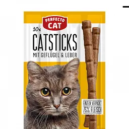 Perfecto Cat Meat паличка для дорослих котів з куркою та печінкою, 1 шт. - мініатюра 1