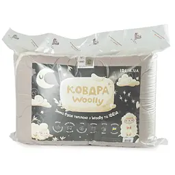 Ковдра Ideia Woolly зимова, 210х175 см, молочний з бежевим (8-34175) - мініатюра 12