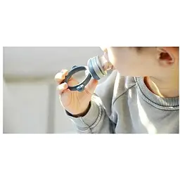 Ніблер MinikOiOi Pulps силіконовий, Aqua Green/Powder Grey (101130004) - мініатюра 3