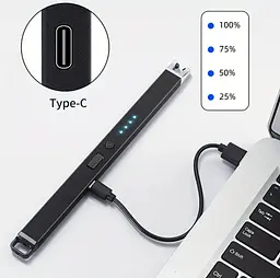 USB-заряджаєма імпульсна/дугова електрозапальничка - мініатюра 6