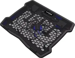 Підставка для ноутбука Canyon 15.6" NS02 1Fan 2USB LED Black (CNE-HNS02) - мініатюра 2