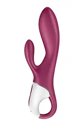 Вібратор-кролик Satisfyer Heated Affair, 20х3.5 см бордовий - мініатюра 4