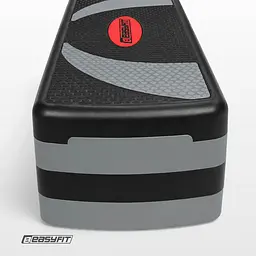 Степ-платформа EasyFit Step-B 3-ступінчаста чорно-сіра  - мініатюра 5