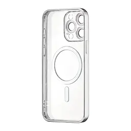 Чохол Ductil Metallic Edge with MagSafe (Protected Camera & Lens) iPhone 15 Pro Max Silver - мініатюра 3