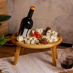 Винний столик-менажниця 35*35*18 см, дуб LUGI BWR350180 - мініатюра 8