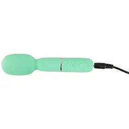 Мінівібратор Cuties Mini Wand Green - мініатюра 6