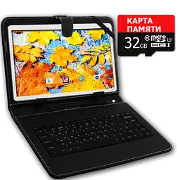Планшет-телефон Adronix MT232 3G Gold 2/32GB + Чохол-клавіатура + Карта пам'яті 32GB - мініатюра 2