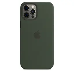 Чохол Silicone Case для Apple iPhone 12 Pro Max (Dark Olive) АА [72357] - мініатюра 4