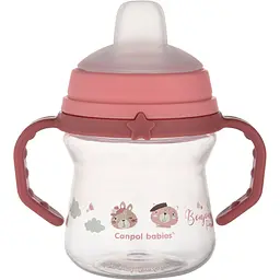 Кружка тренувальна Canpol babies First Cup Bonjour Paris 150 мл рожевий - мініатюра 6