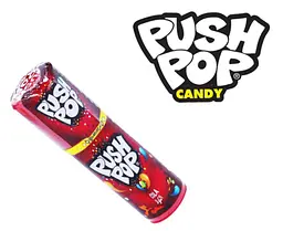 Льодяник Bazooka Push Pop Candy Strawberry Blackcurrant Cola 15г, 1шт - мініатюра 5