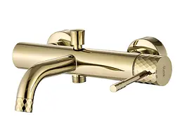 Змішувач для ванни Rea Lungo Diamond gold REA-B6448 - мініатюра 3