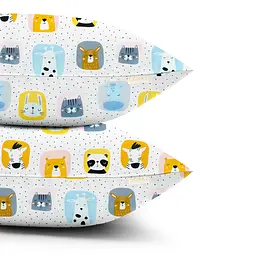 Набір наволочок Cosas Color animals 40х60 см білий (SetPillow_AnimalsColor_40x60) - мініатюра 2